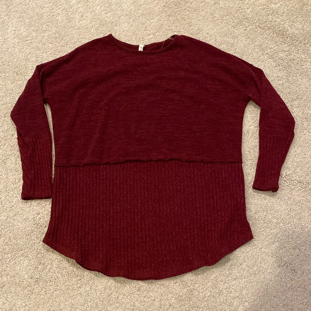 MTS maroon medium women’s sweater